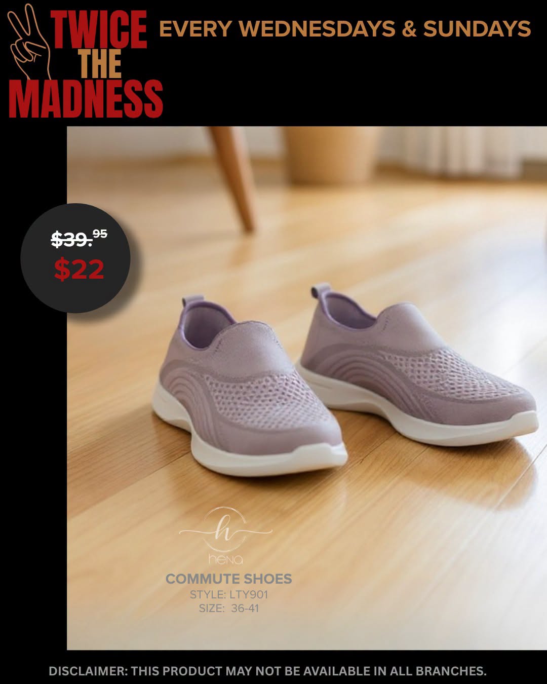 Commute Shoes on sale now @ $22