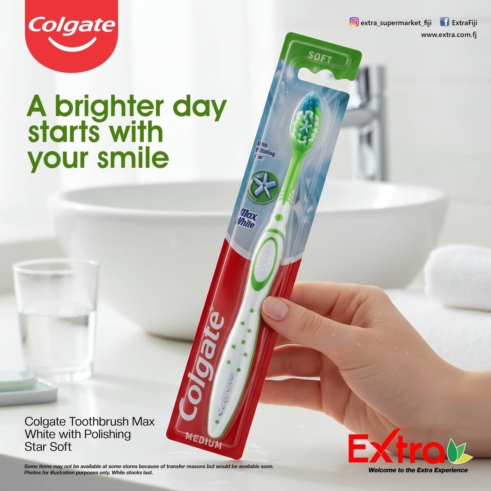 Colgate Max White with Polishing Star Soft Toothbrush - $4.95each