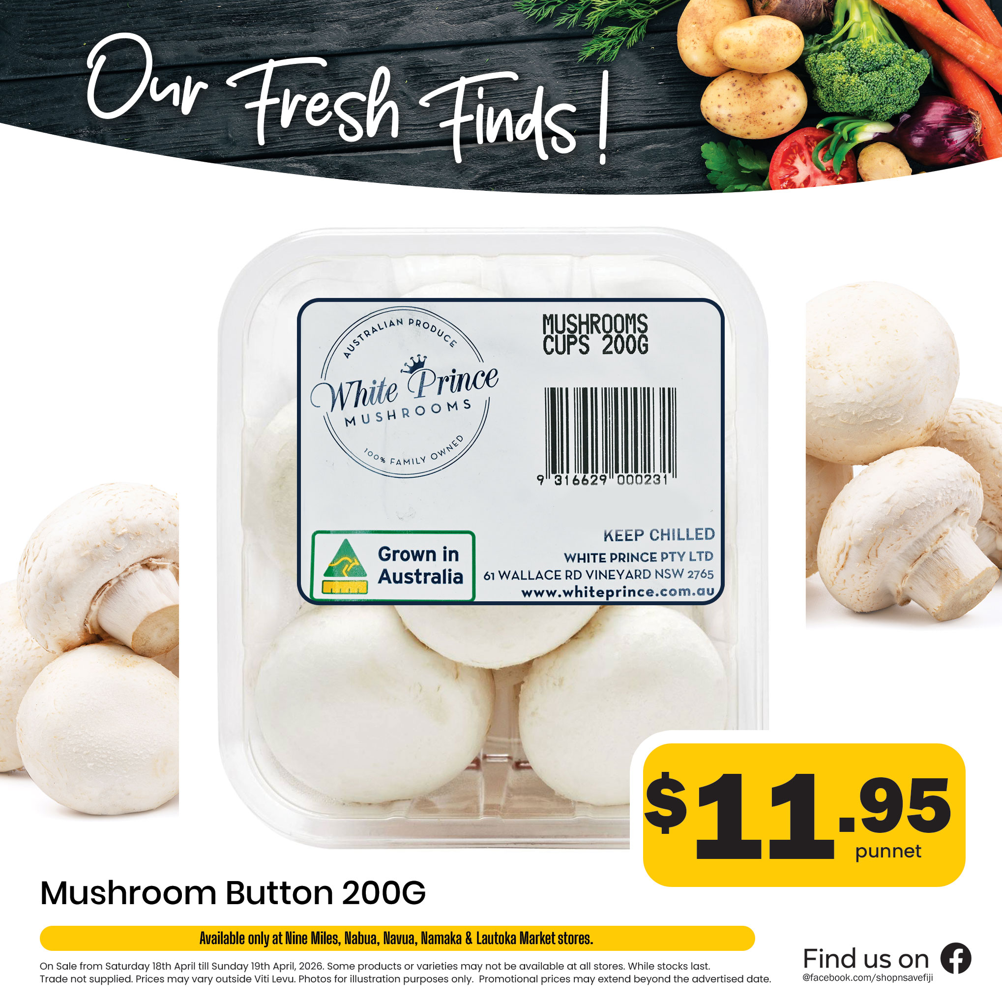 Mushroom Cups - 200g