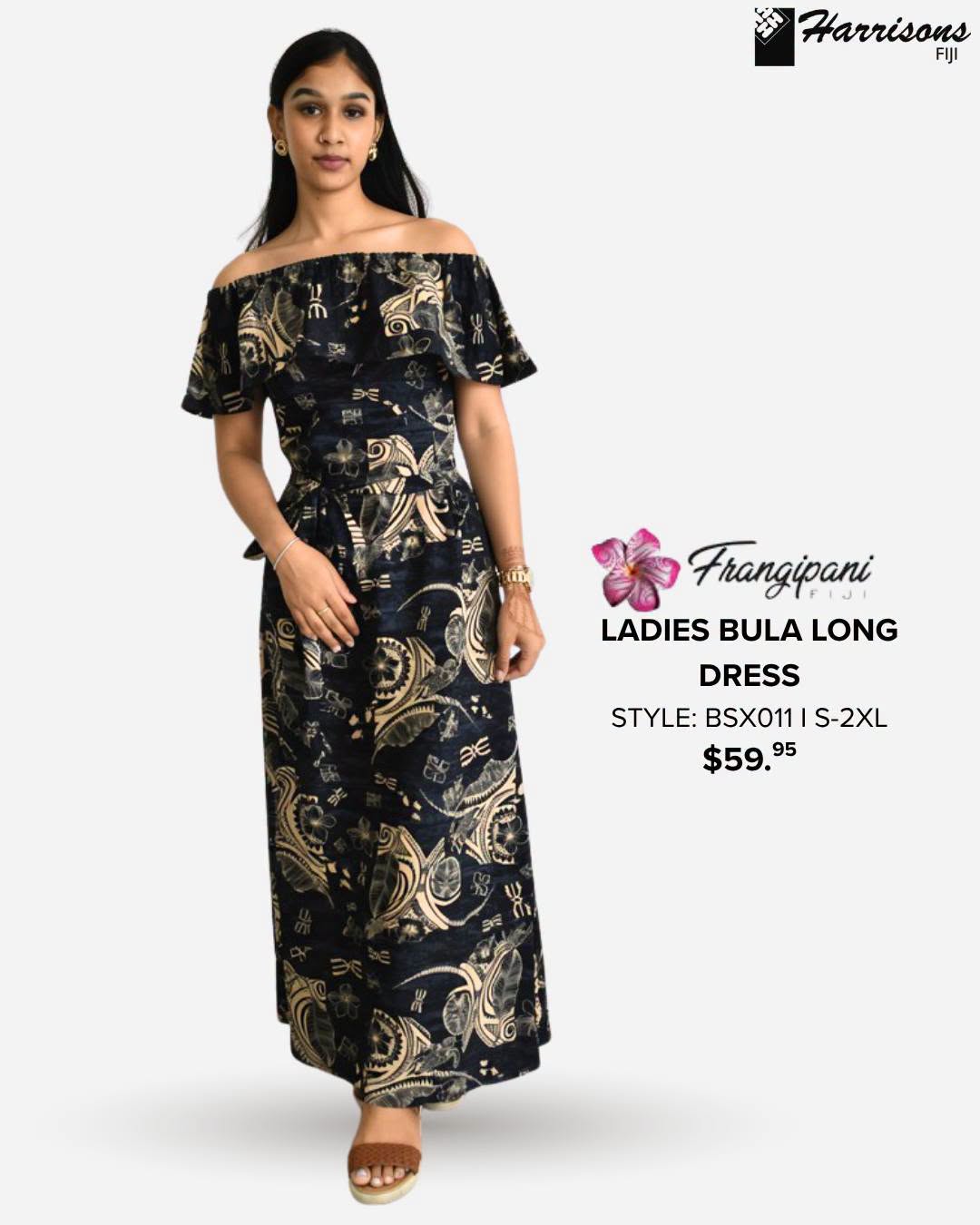 Ladies Bula Dress blends comfort (S-2XL) - $59.95