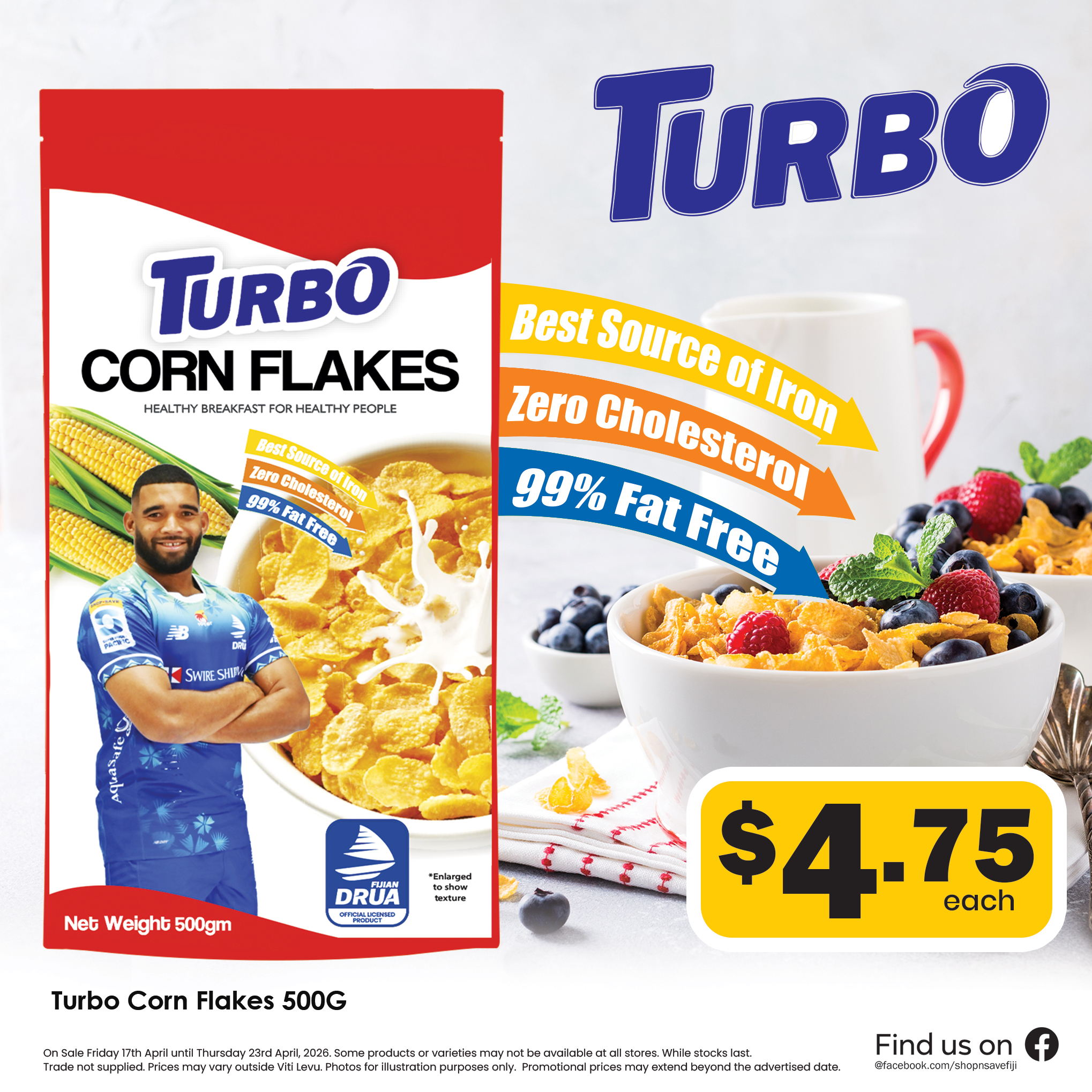 Turbo Corn Flakes - 500g